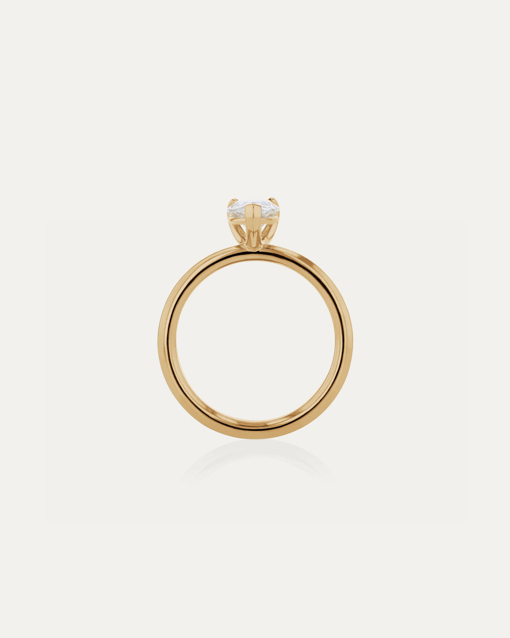 Solitaire-Oval Lab Grown Diamond Engagement Ring