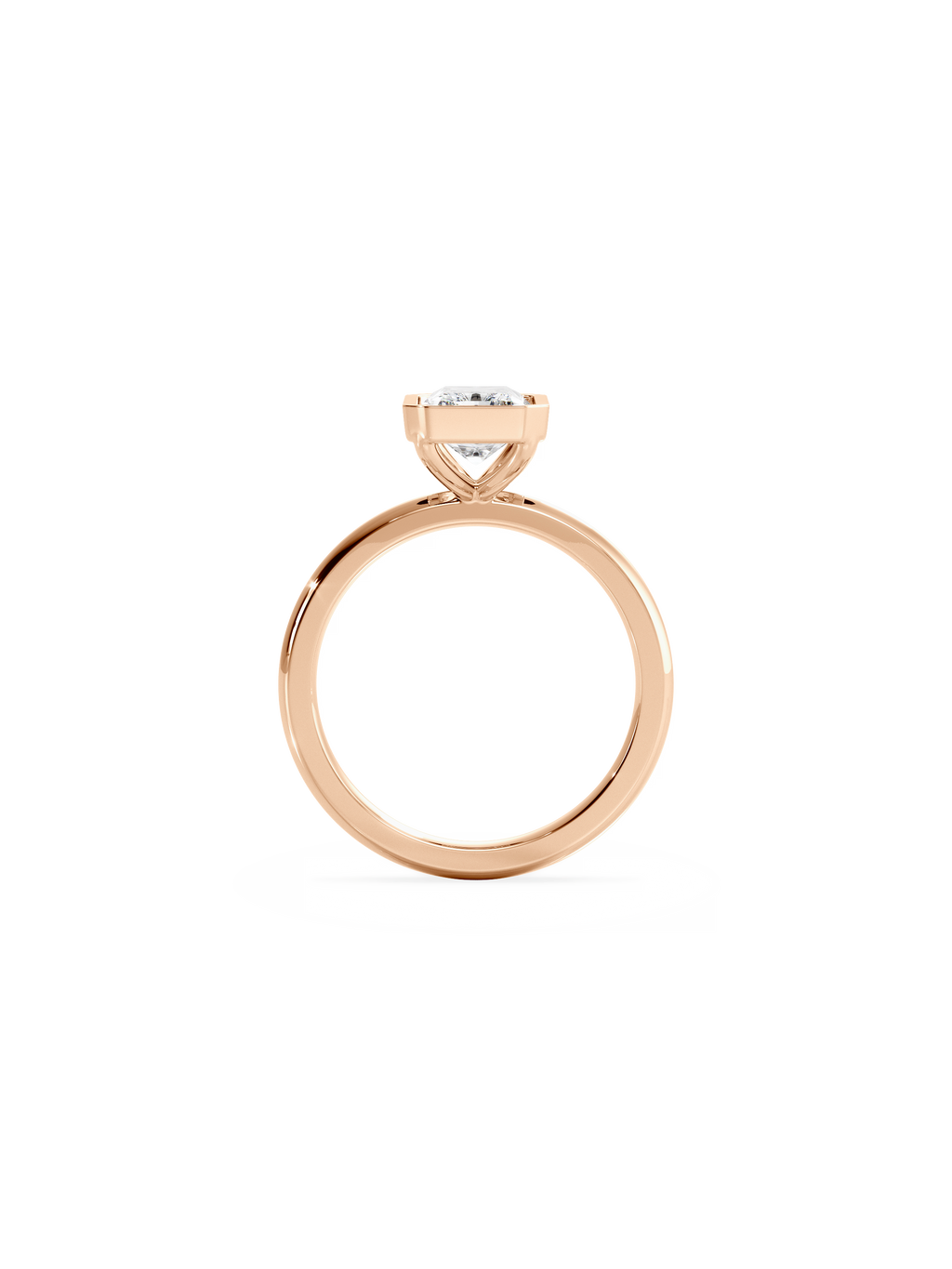 Solitaire-Oval Lab Grown Diamond Engagement Ring