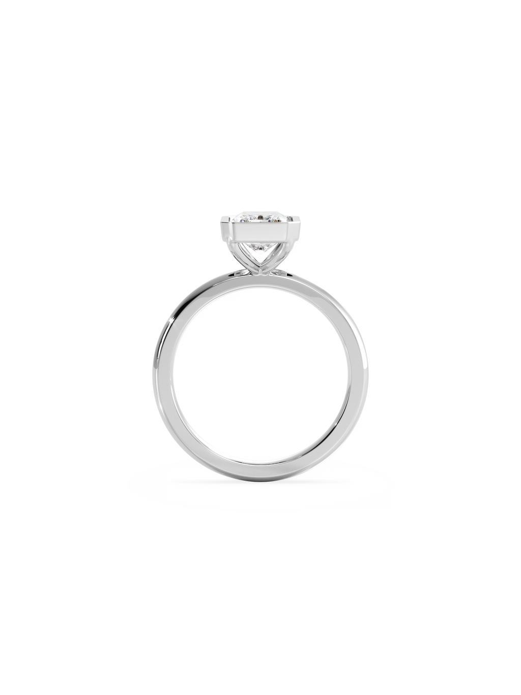 Solitaire-Oval Lab Grown Diamond Engagement Ring