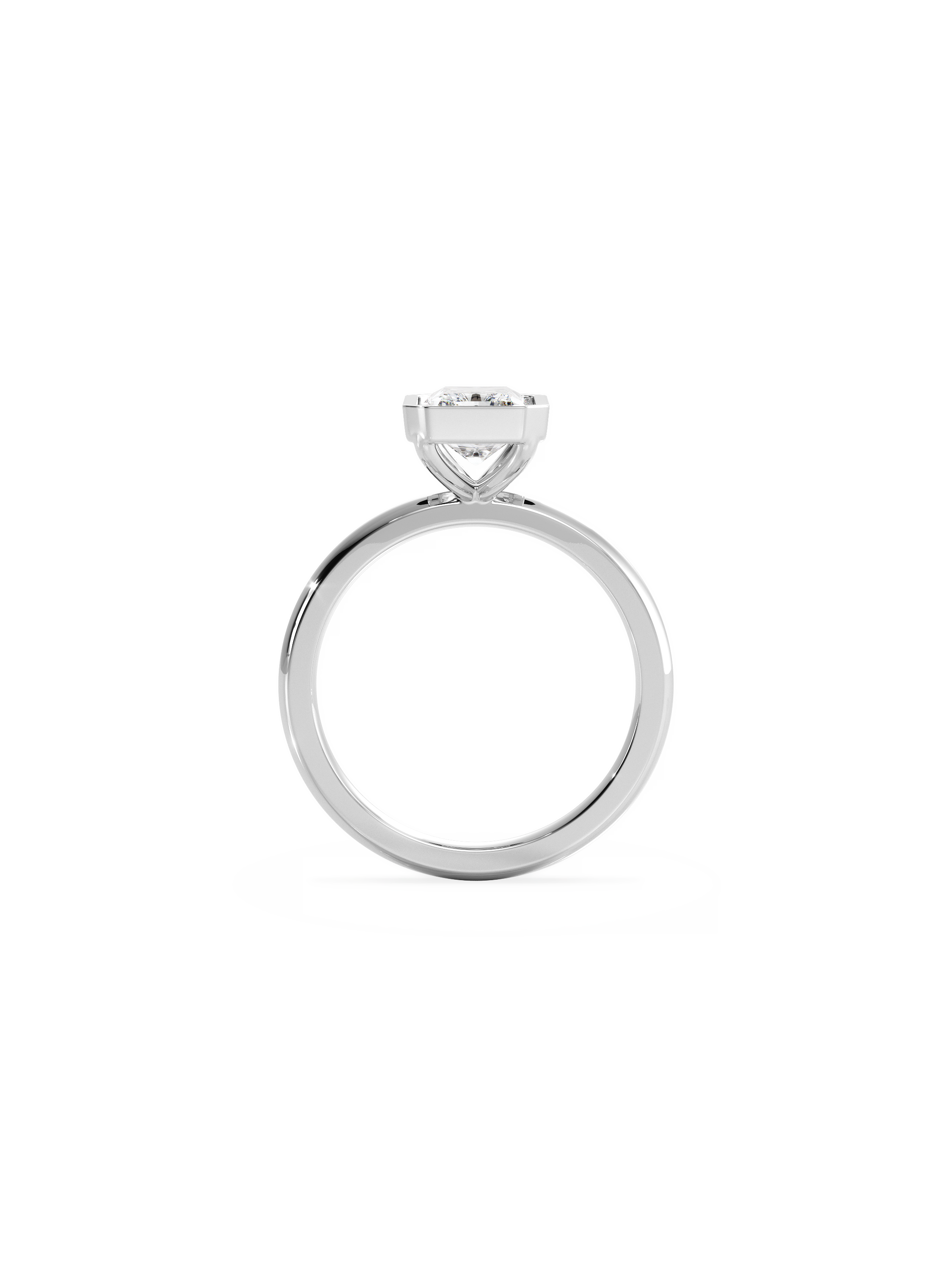 Solitaire-Oval Lab Grown Diamond Engagement Ring