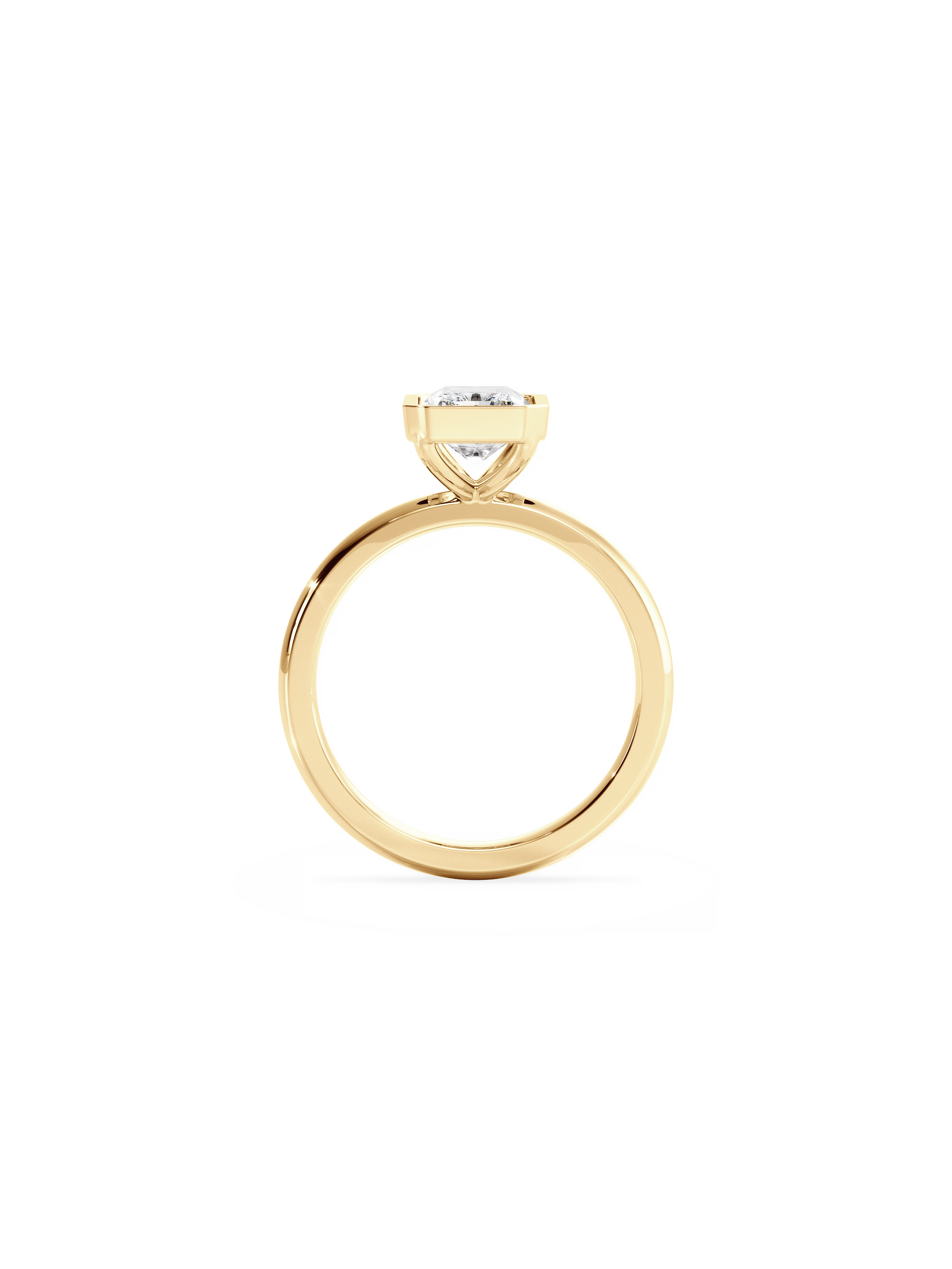 Solitaire-Oval Lab Grown Diamond Engagement Ring