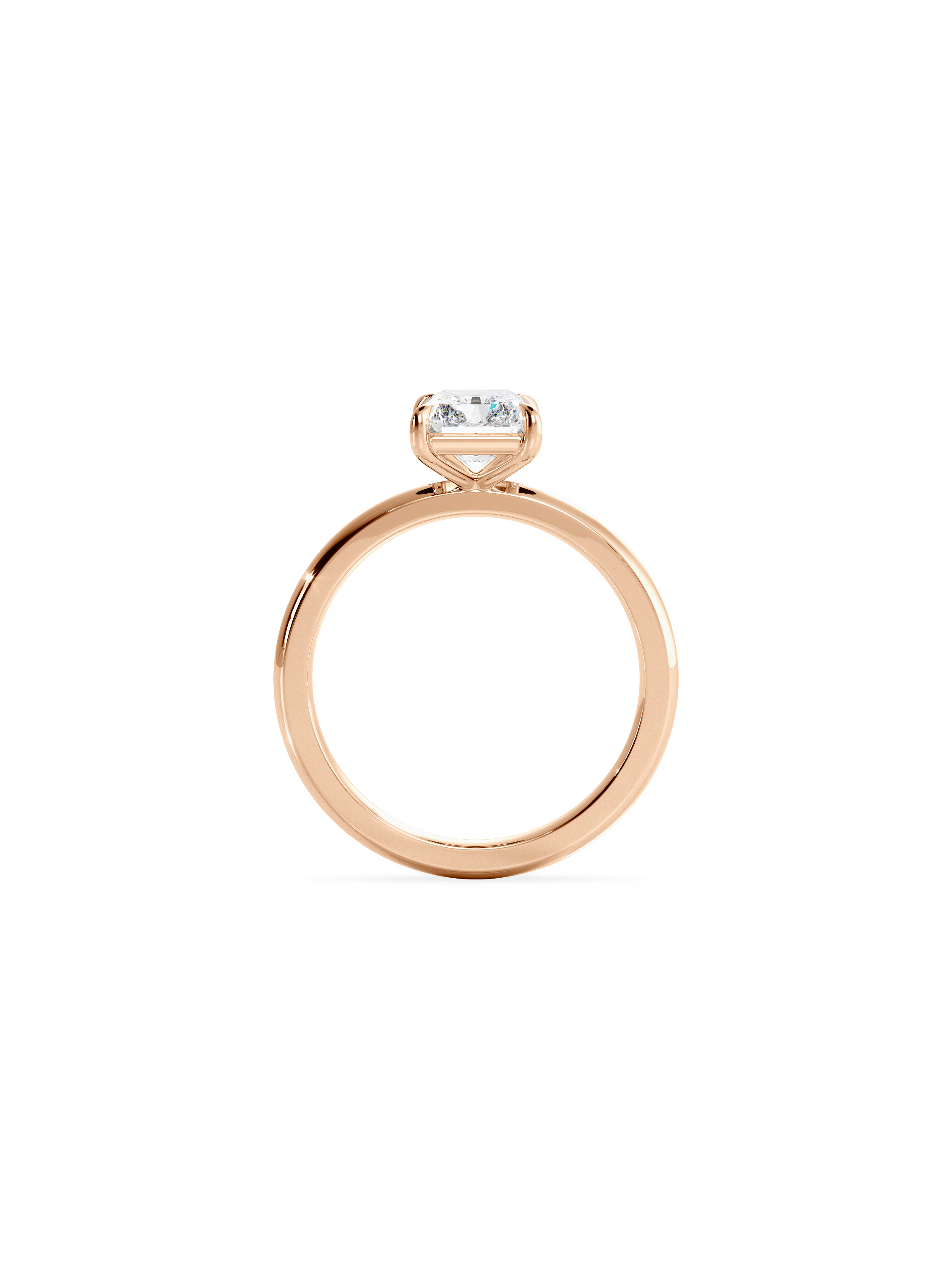 Solitaire-Oval Lab Grown Diamond Engagement Ring
