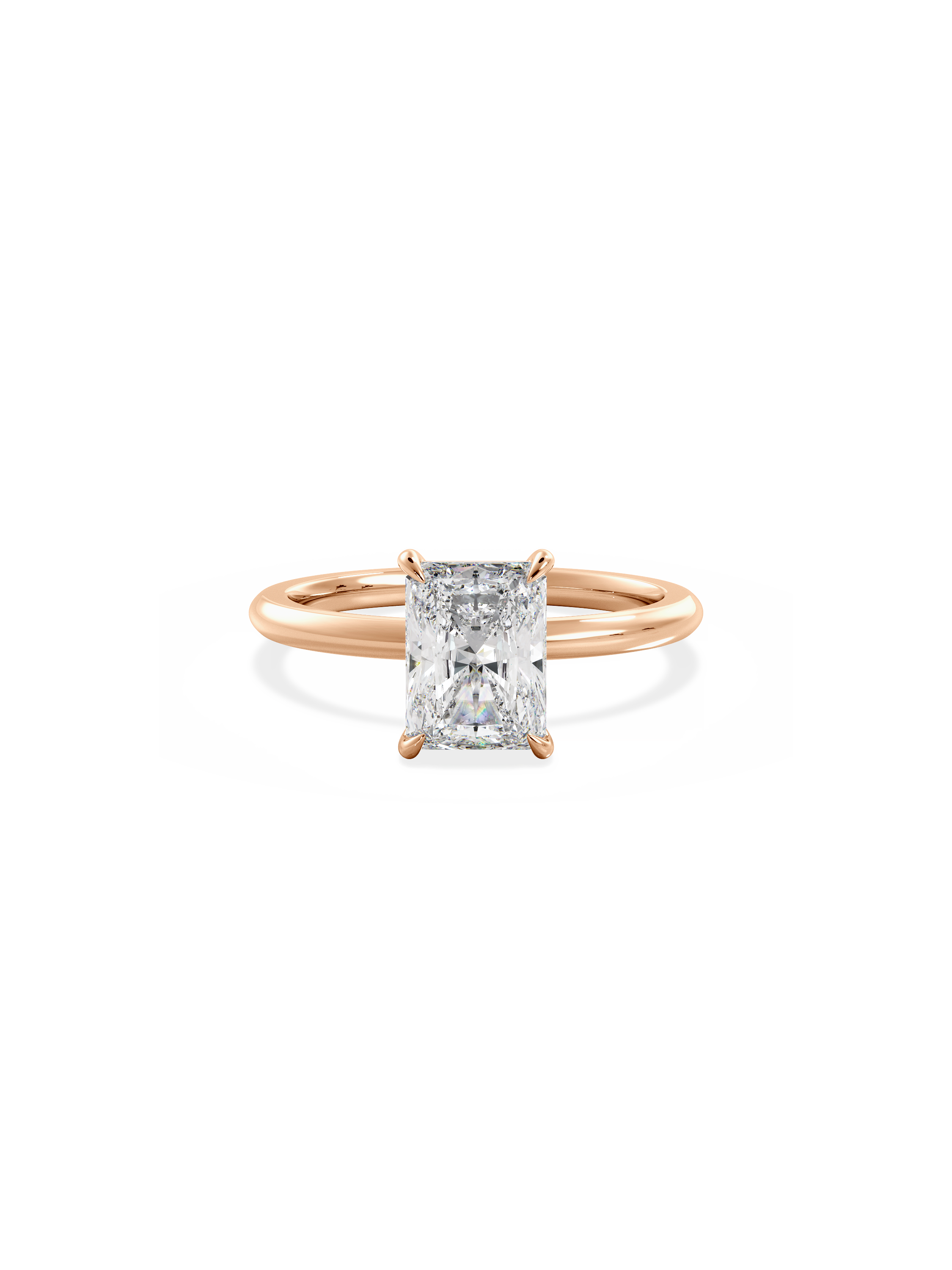 Solitaire-Oval Lab Grown Diamond Engagement Ring