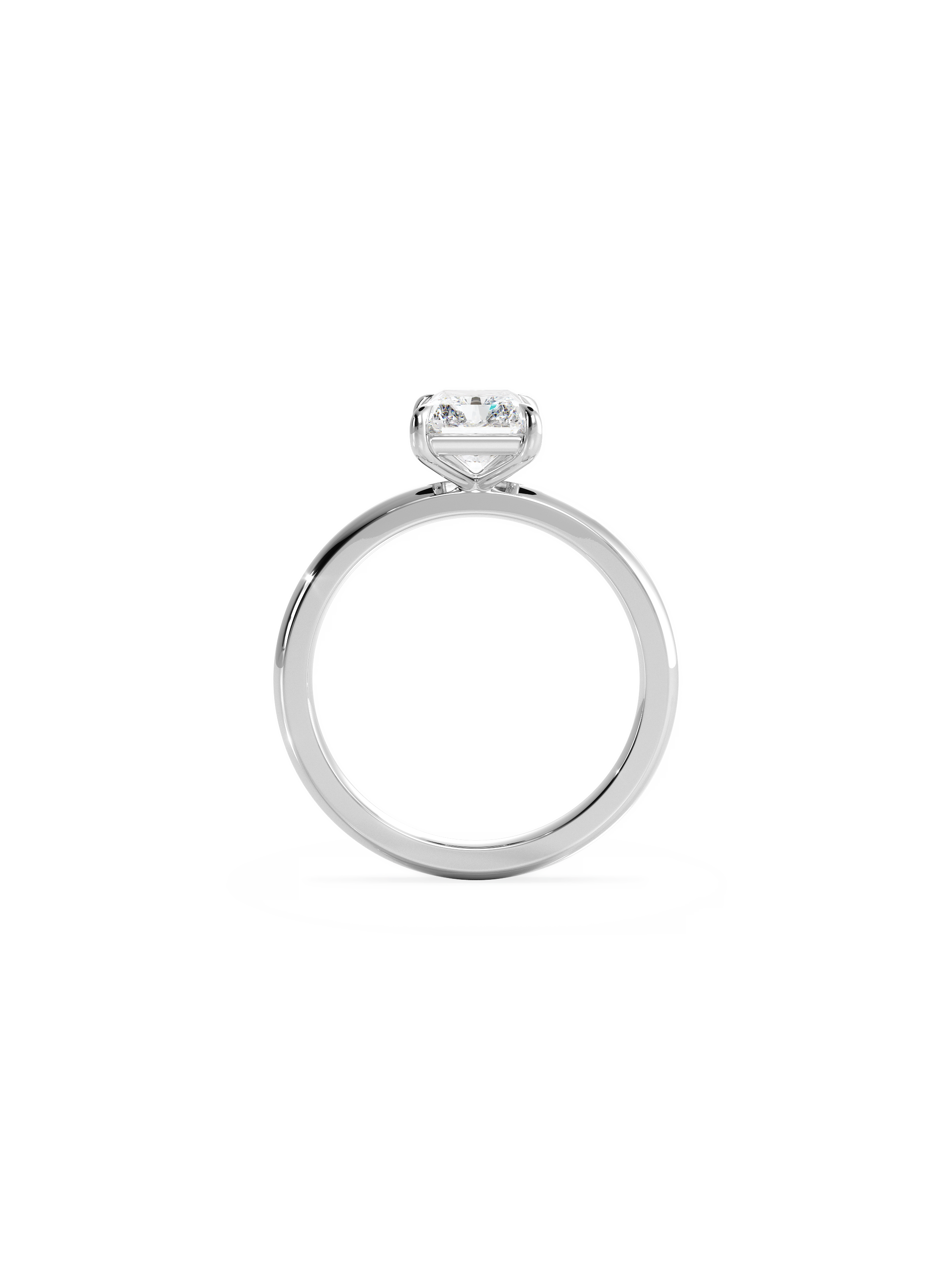 Solitaire-Oval Lab Grown Diamond Engagement Ring