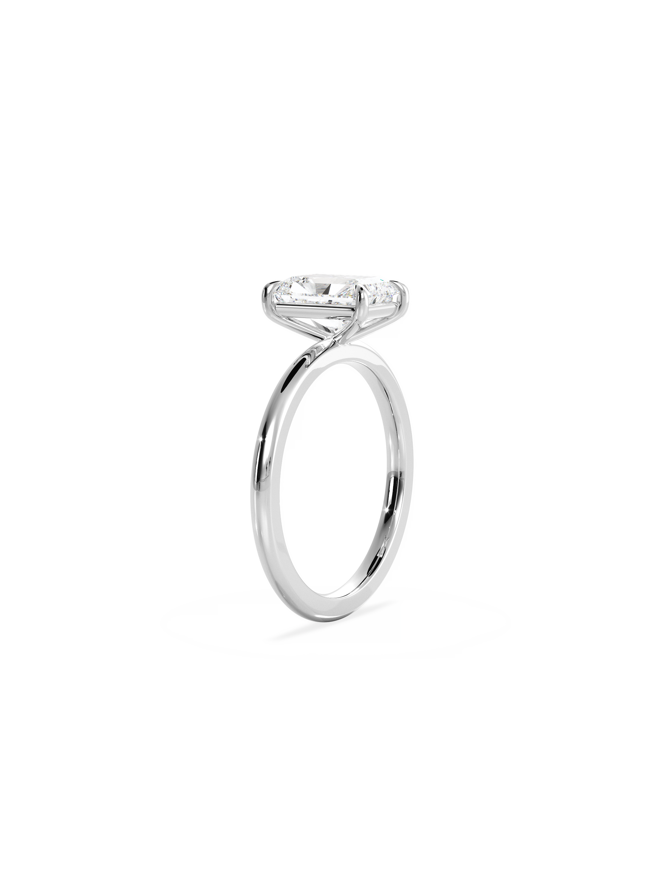 Solitaire-Oval Lab Grown Diamond Engagement Ring