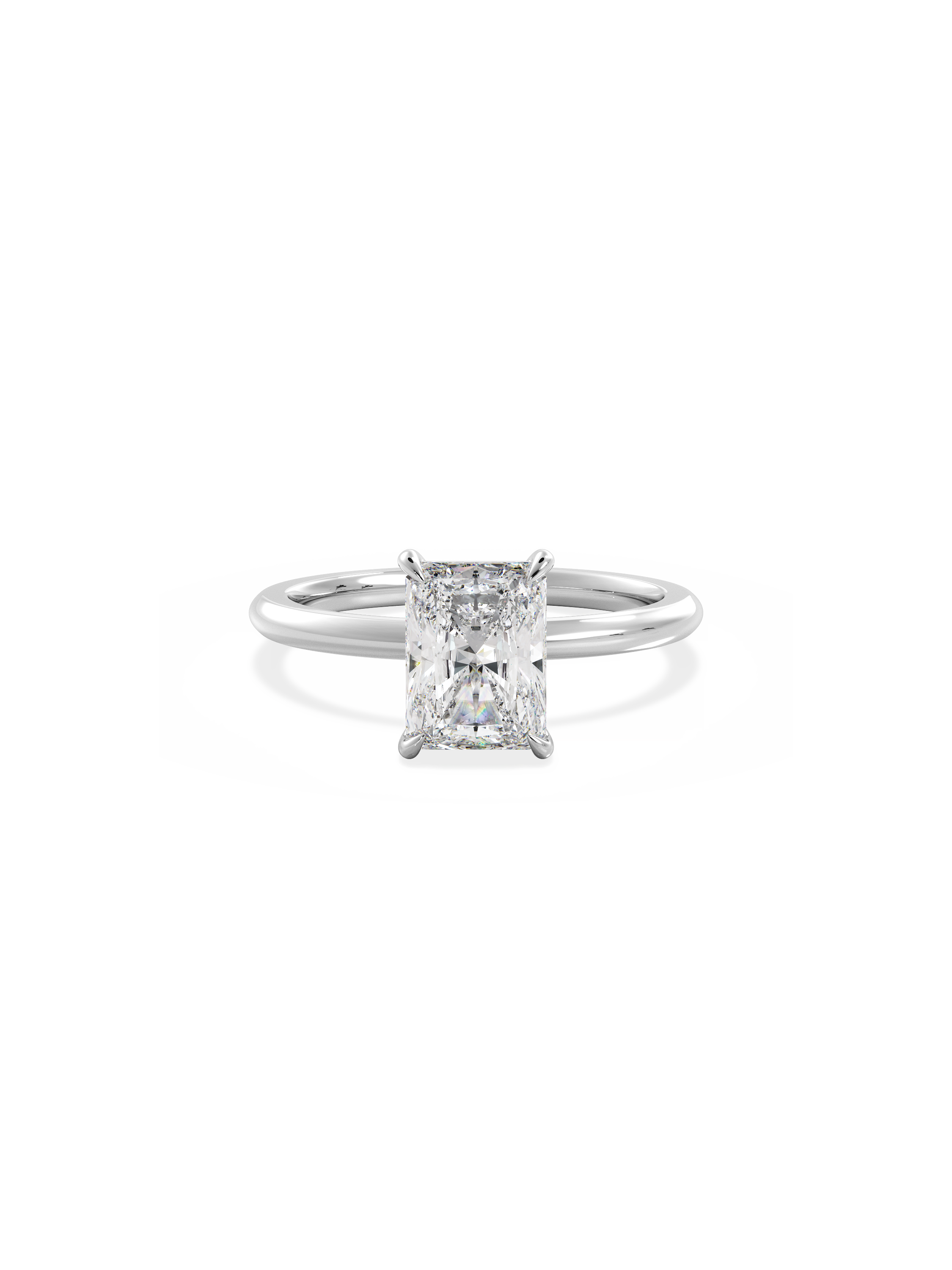 Solitaire-Oval Lab Grown Diamond Engagement Ring