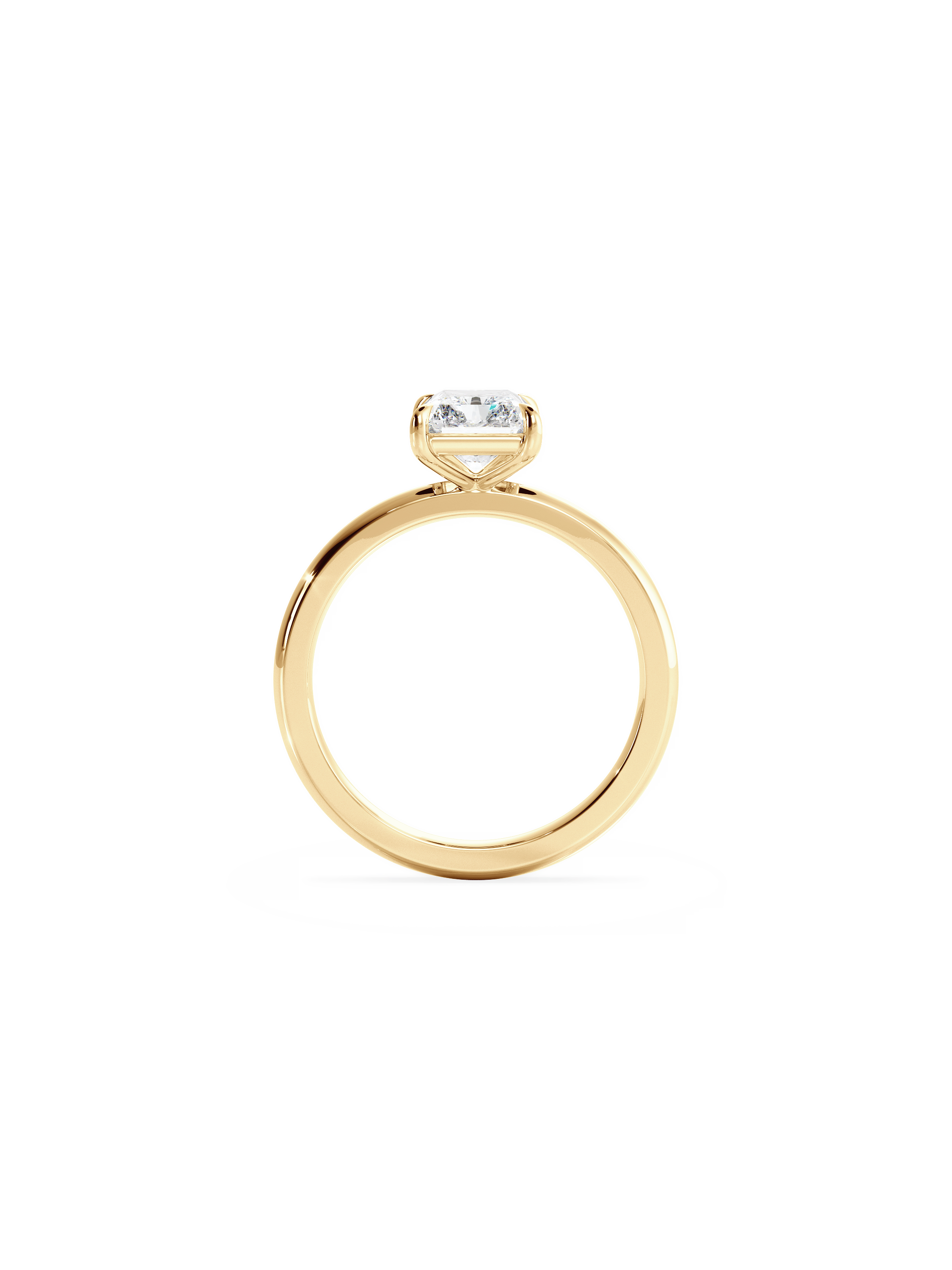 Solitaire-Oval Lab Grown Diamond Engagement Ring