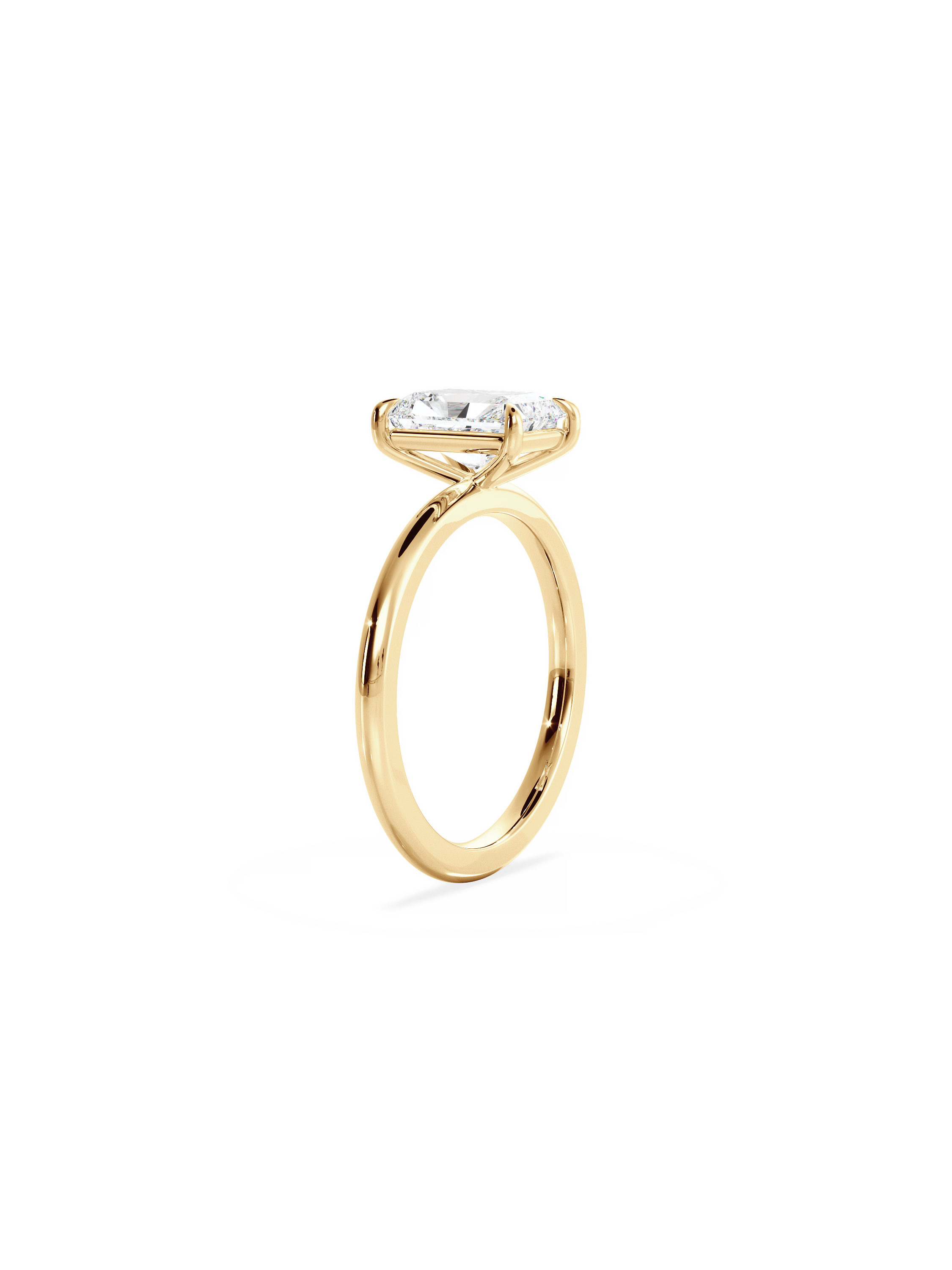 Solitaire-Oval Lab Grown Diamond Engagement Ring
