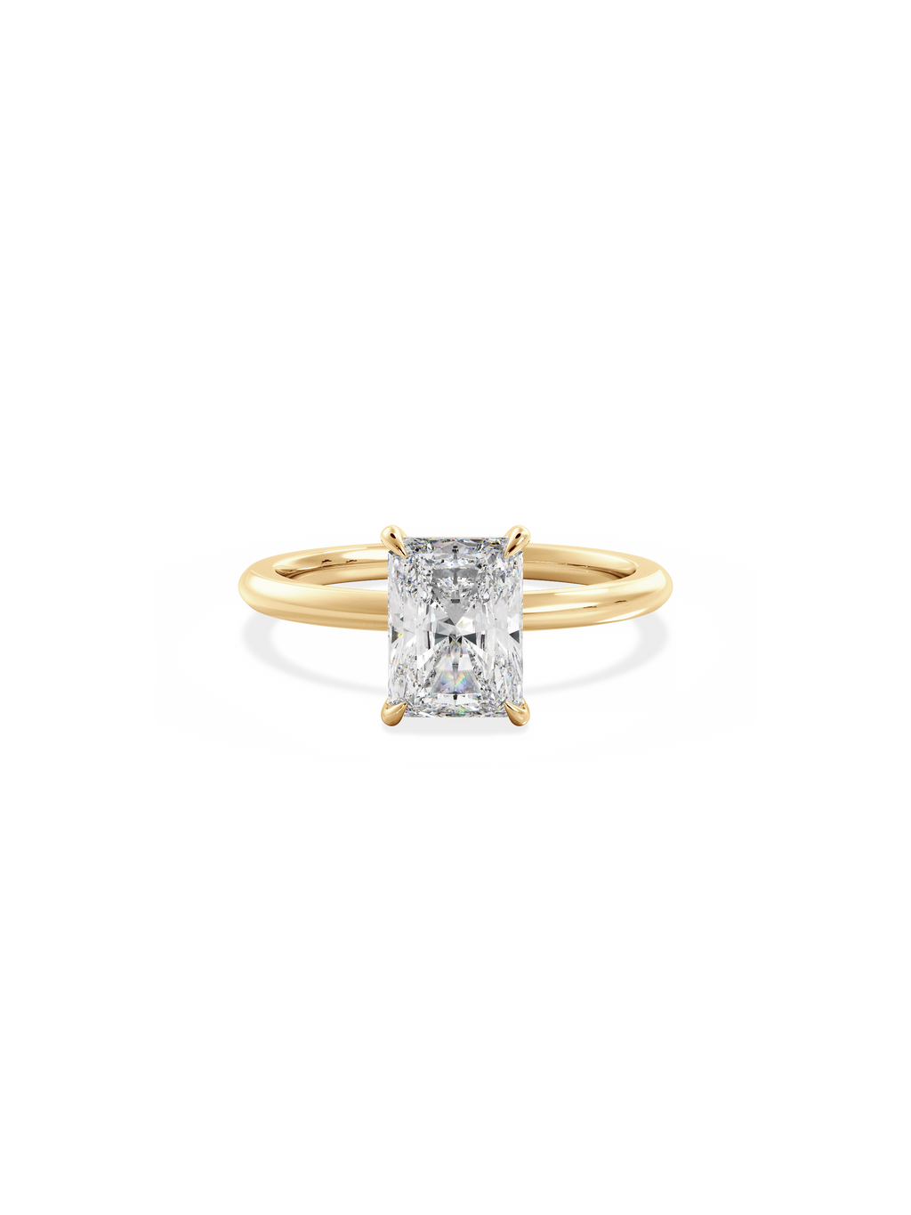 Solitaire-Oval Lab Grown Diamond Engagement Ring