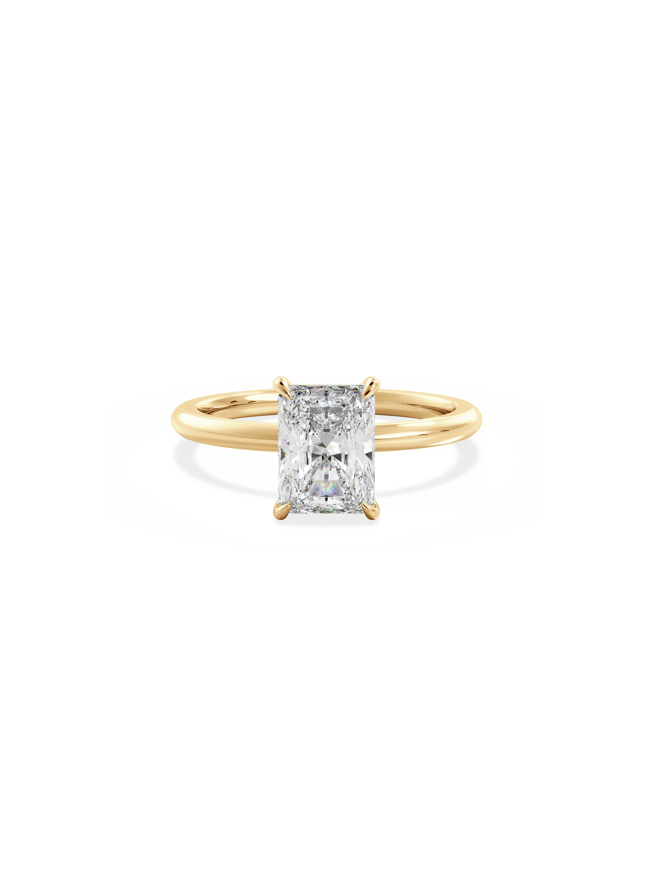 Solitaire-Oval Lab Grown Diamond Engagement Ring