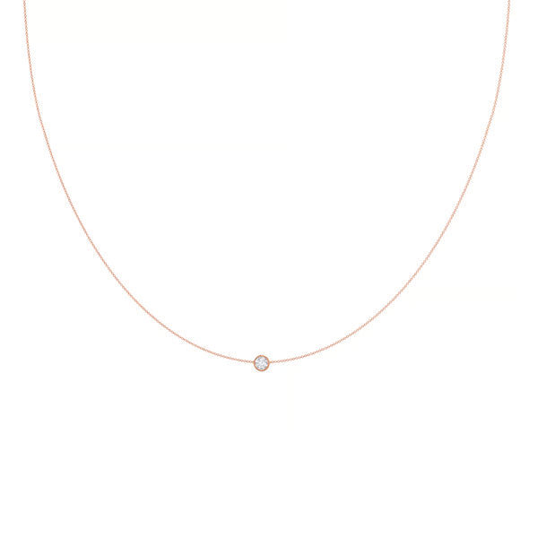 Single Bezel Cosmo Necklace - Single Bezel Cosmo Necklace