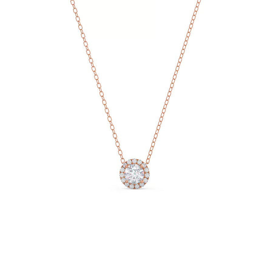 Diamond Halo Pendant