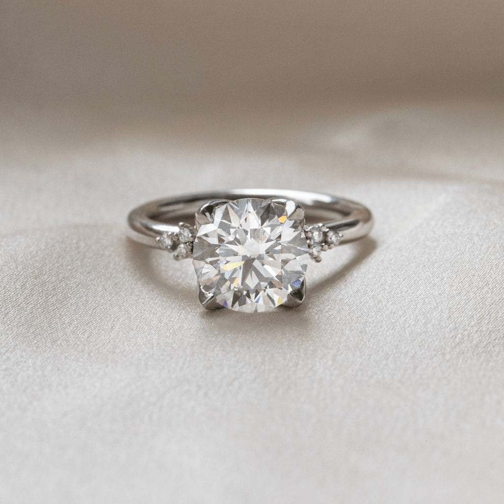 Solitaire-Oval Lab Grown Diamond Engagement Ring