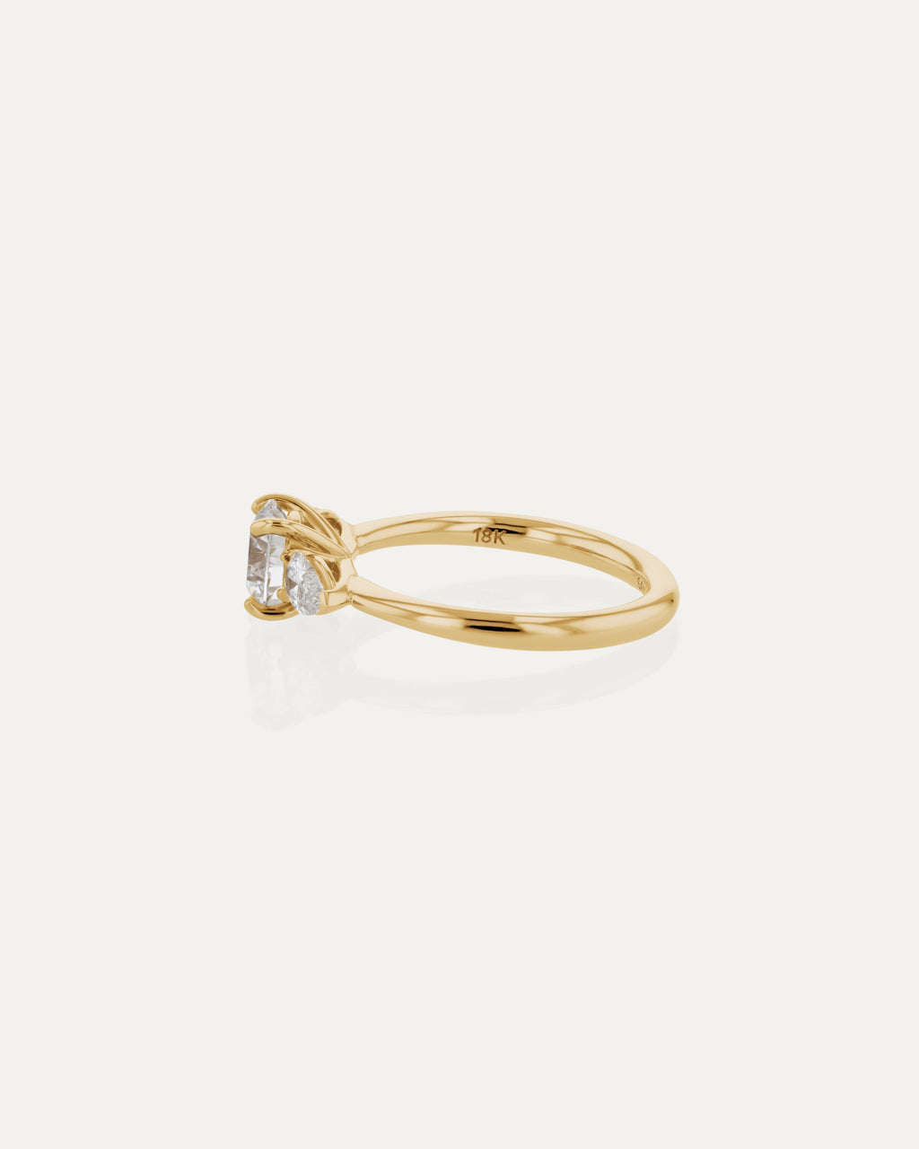 Solitaire-Oval Lab Grown Diamond Engagement Ring