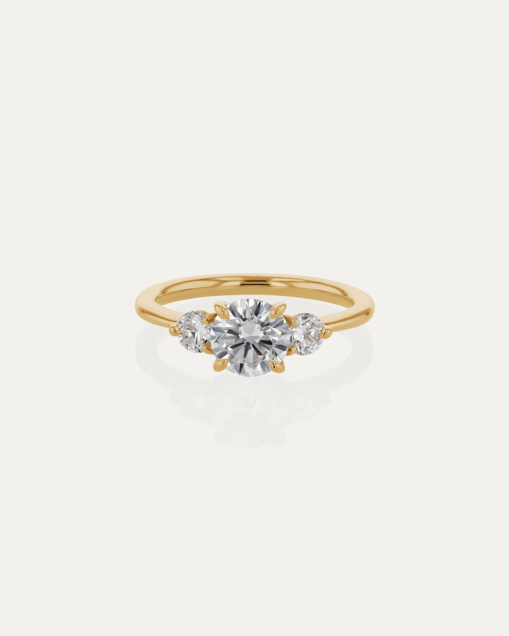 Solitaire-Oval Lab Grown Diamond Engagement Ring