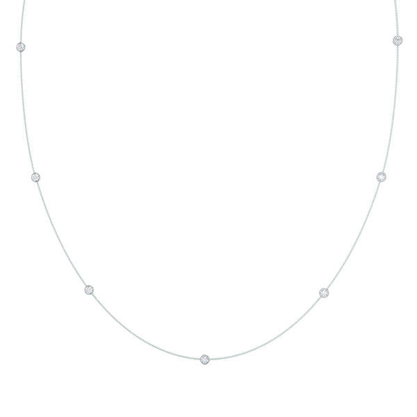 Seven Bezel Cosmo Necklace - Seven Bezel Cosmo Necklace