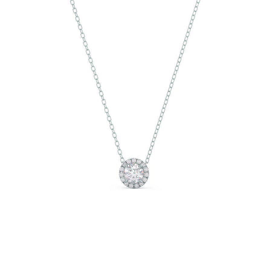 Diamond Halo Pendant
