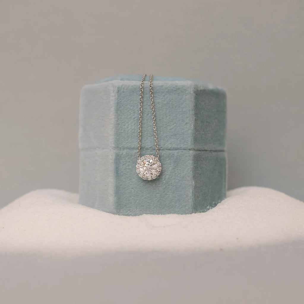 Diamond Halo Pendant
