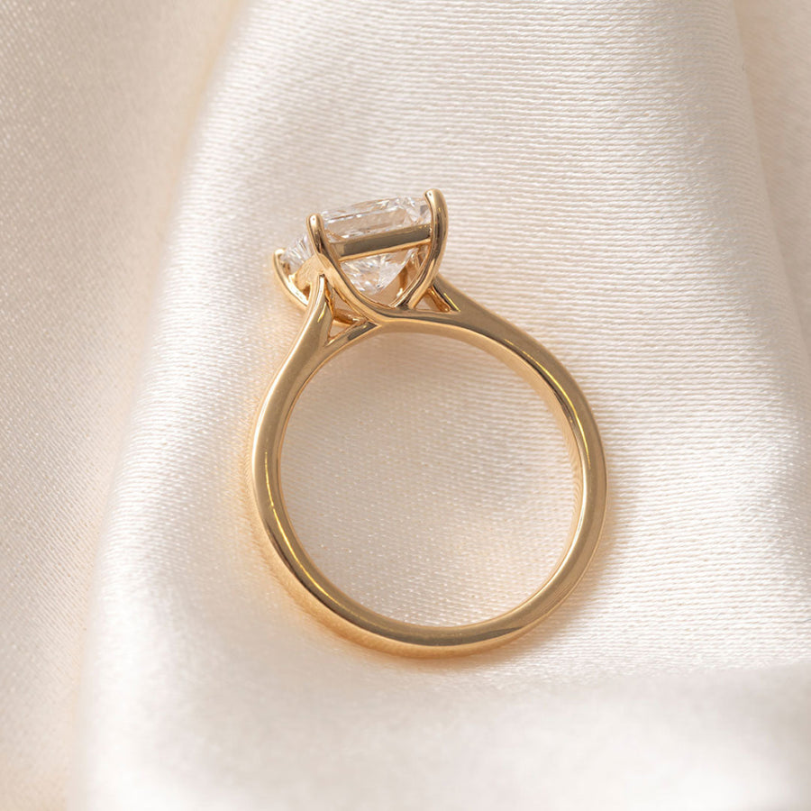 Solitaire-2.0 CT Princess Lab Grown Diamond Engagement Ring