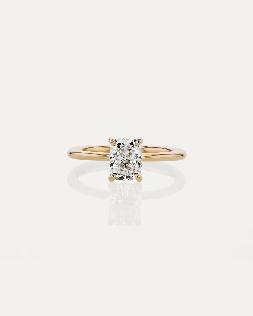 Solitaire-Oval Lab Grown Diamond Engagement Ring