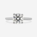 Hidden Halo-1.5 CT Round Lab Grown Diamond Engagement Ring