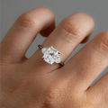Solitaire-Oval Lab Grown Diamond Engagement Ring