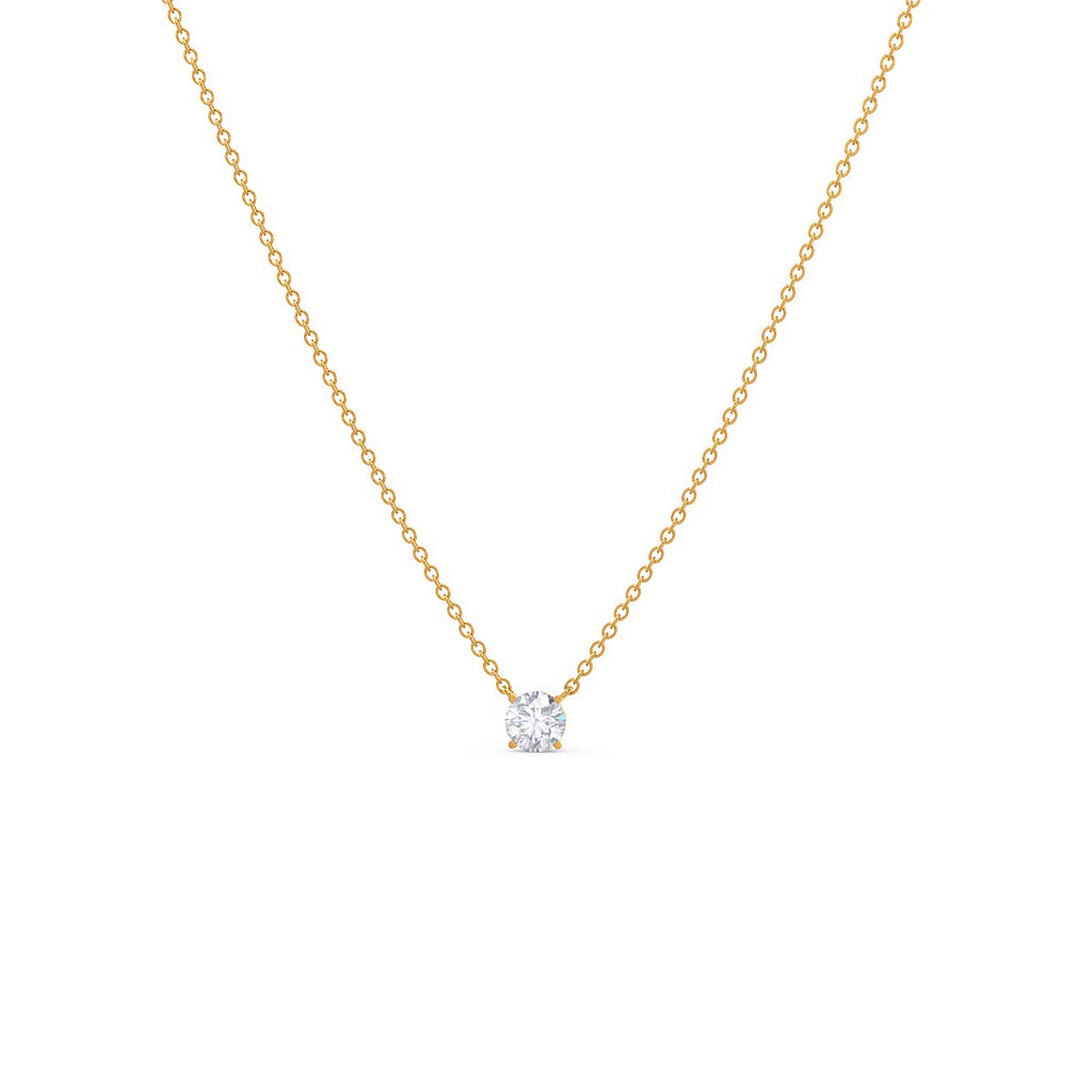 Round Floating Bezel Pendant