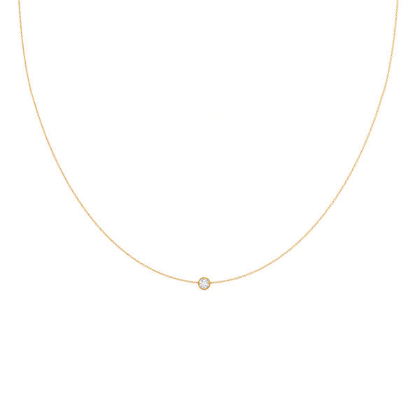 Single Bezel Cosmo Necklace - Single Bezel Cosmo Necklace