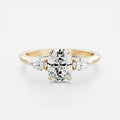 Solitaire- 1.0 CT Oval Moissanite Engagement Ring