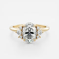 Solitaire-Oval Lab Grown Diamond Engagement Ring