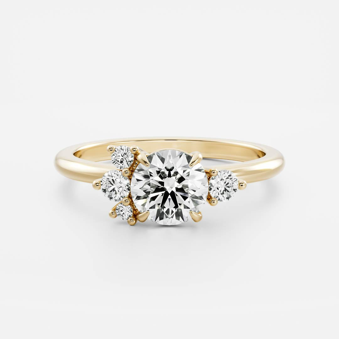Solitaire- 1.0 CT Oval Moissanite Engagement Ring