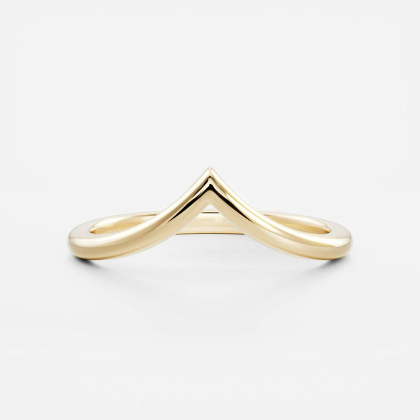Chevron Plain- Wedding Band - Chevron Plain- Wedding Band